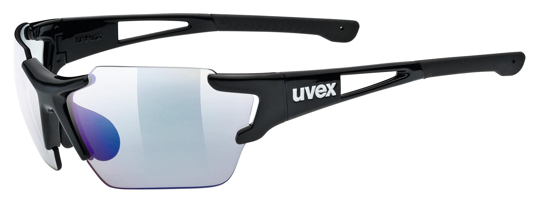 uvex photochromic, narrow fit sports sunglasses for cycling/running with UV protection sportstyle 803 race V small